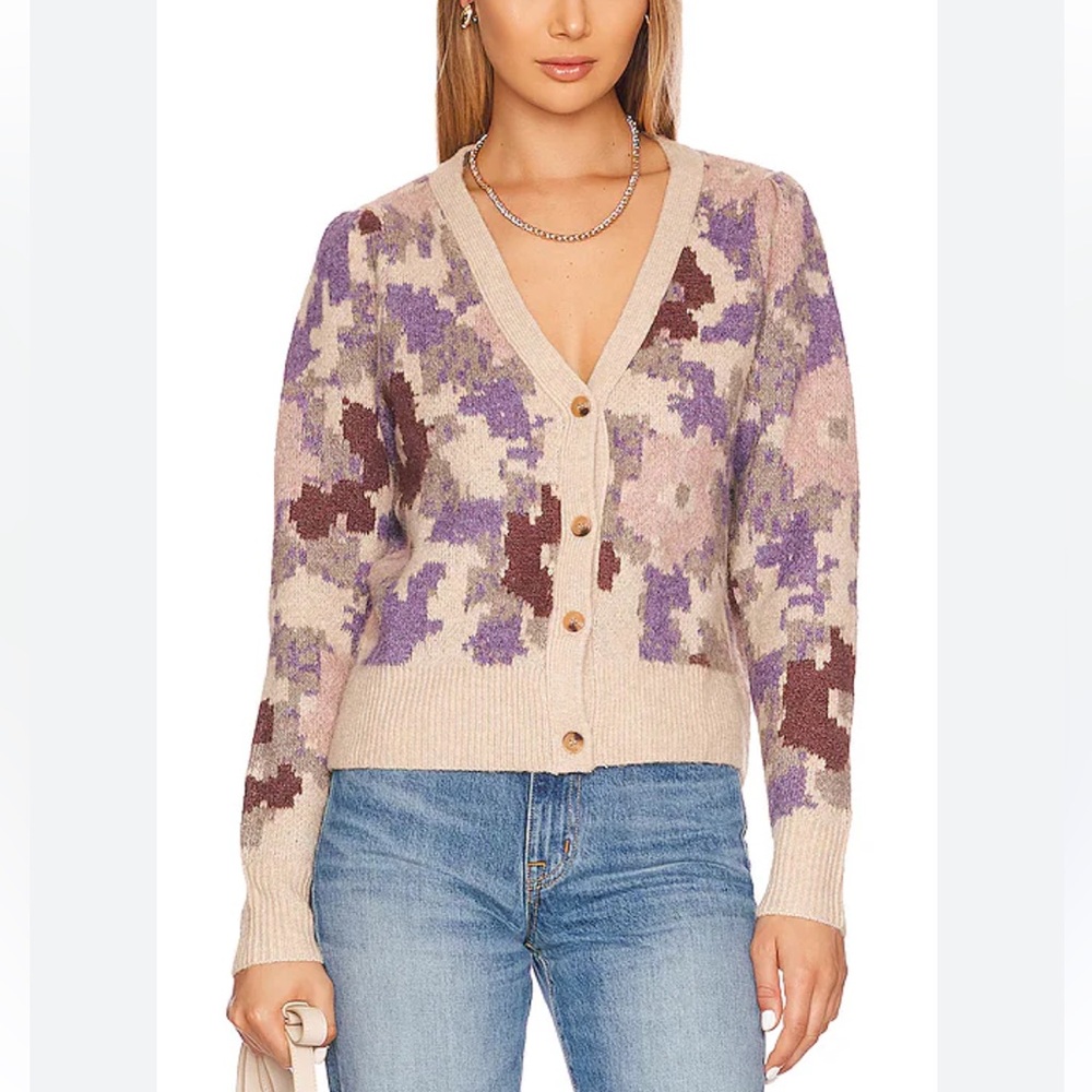 ASTR the Label Rosette Cardigan Women's Size Small
